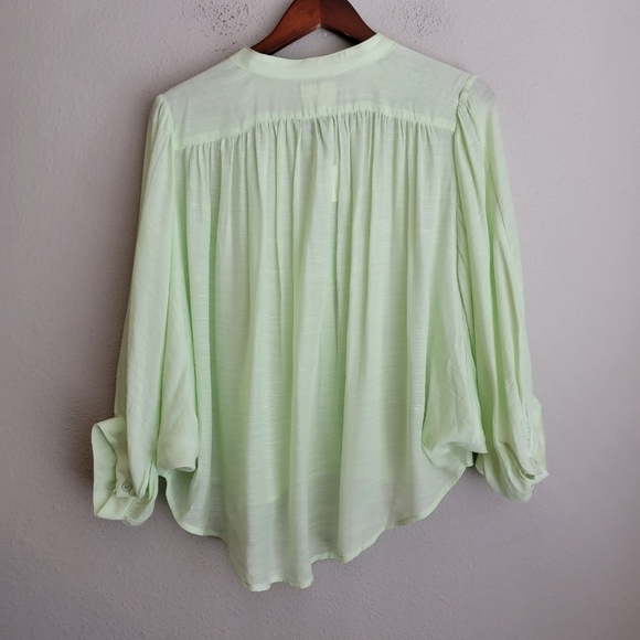 Maeve Brynna Buttondown in Green size S NWT - Picture 5 of 7